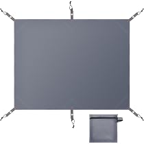 Amazon | DANOFY グランドシート 防水 105x210 テントシート - 厚手